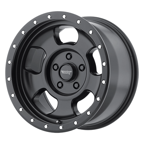 American Racing Wheels AR969 ANSEN OFFROAD - Satin Black W/ Satin Black Ring - Wheel Warehouse