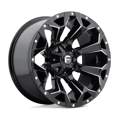 Fuel Wheels D576 ASSAULT - Gloss Black Milled - Wheel Warehouse