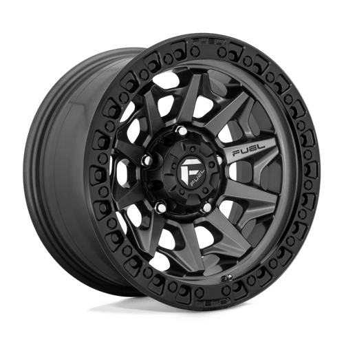 Fuel Wheels D716 COVERT - Matte Gun Metal Black Bead Ring - Wheel Warehouse