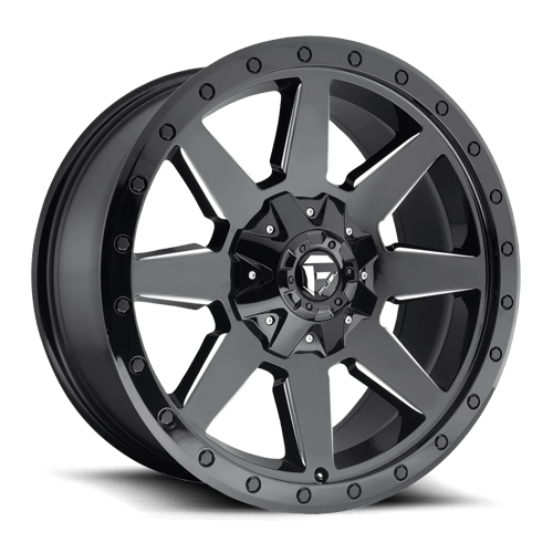 Fuel Wheels D597 WILDCAT - Gloss Black Milled - Wheel Warehouse