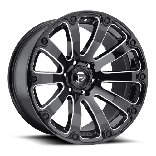 <b>Fuel Wheels</b> D598 DIESEL -<br> Gloss Black Milled