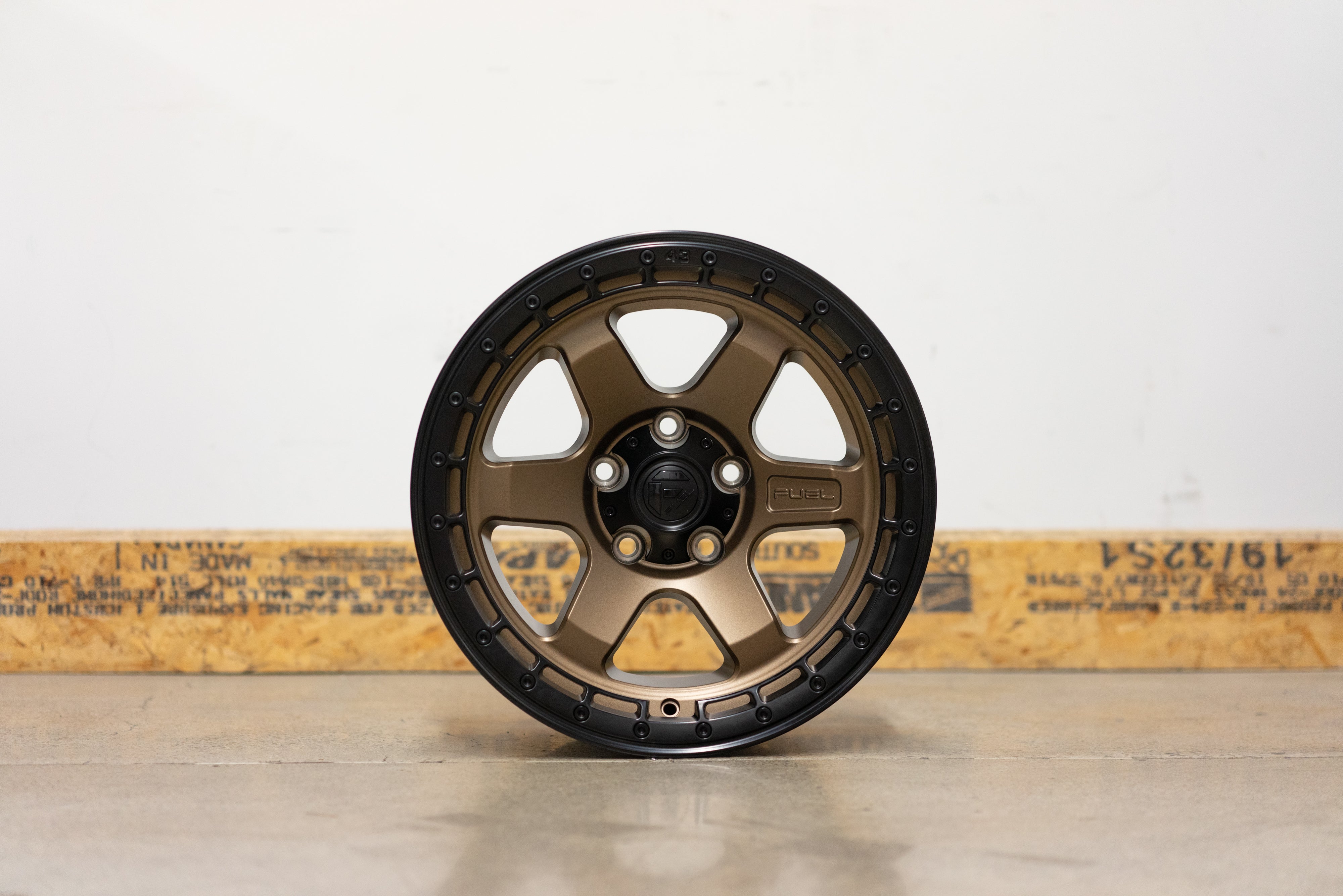 Fuel Block D751 - Matte Bronze w/ Black Lip [ In Stock ] - Wheel Warehouse