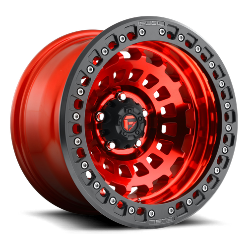 <b>Fuel Wheels</b> D100 ZEPHYR BEADLOCK -<br> Candy Red