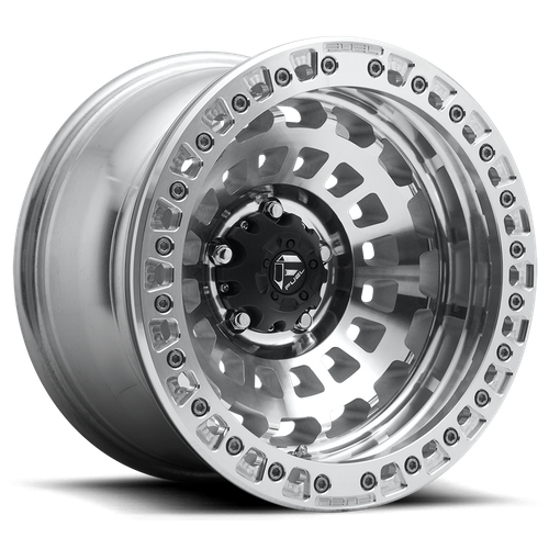 Fuel Wheels D102 ZEPHYR BEADLOCK - Gloss Machined - Wheel Warehouse