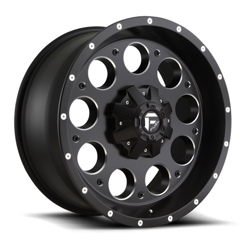 Fuel Wheels D525 REVOLVER - Matte Black Milled - Wheel Warehouse