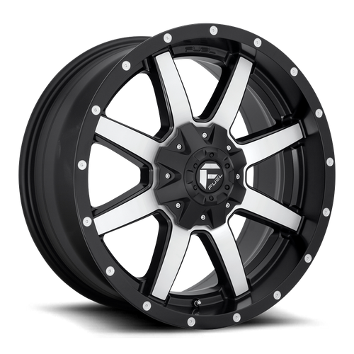 Fuel Wheels D537 MAVERICK - Matte Black Machined - Wheel Warehouse
