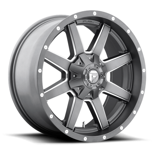 <b>Fuel Wheels</b> D542 MAVERICK -<br> Matte Gun Metal Milled