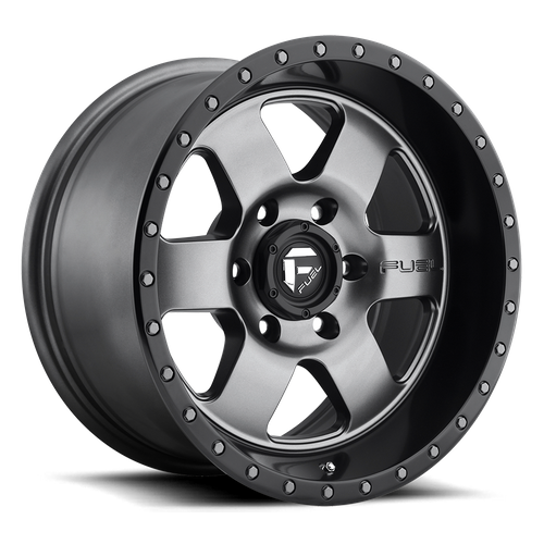 Fuel Wheels D619 PODIUM - Matte Gun Metal Black Bead Ring - Wheel Warehouse