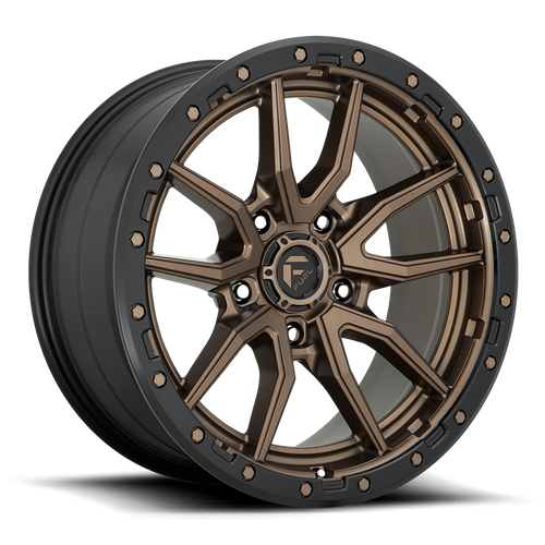 Fuel Wheels D681 REBEL - Matte Bronze Black Bead Ring - Wheel Warehouse