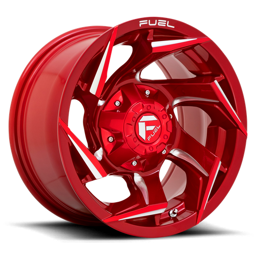 Fuel Wheels D754 REACTION - Candy Red Milled - Wheel Warehouse