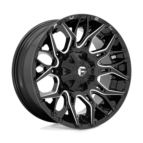 Fuel Wheels D769 TWITCH - Glossy Black Milled - Wheel Warehouse