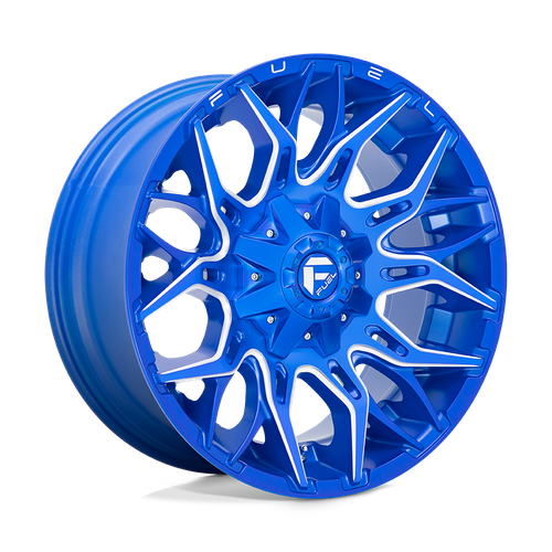 Fuel Wheels D770 TWITCH - Anodized Blue Milled - Wheel Warehouse