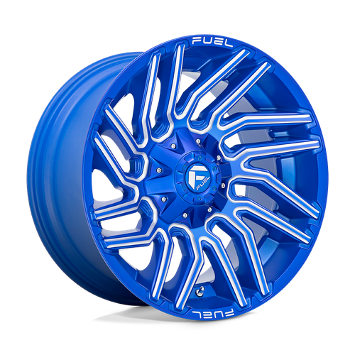 Fuel Wheels D774 TYPHOON - Anodized Blue Milled - Wheel Warehouse