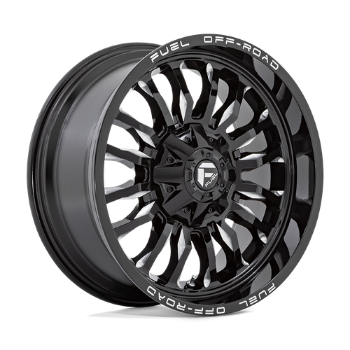 Fuel Wheels D795 ARC - Gloss Black Milled - Wheel Warehouse