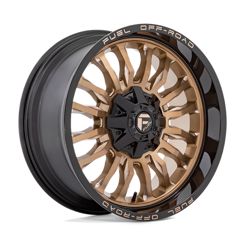 <b>Fuel Wheels</b> D797 ARC -<br> Platinum Bronze W/ Black Lip