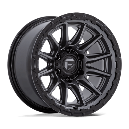 Fuel Wheels Fc866 Piston - Matte Gunmetal W/ Gloss Black Lip - Wheel Warehouse
