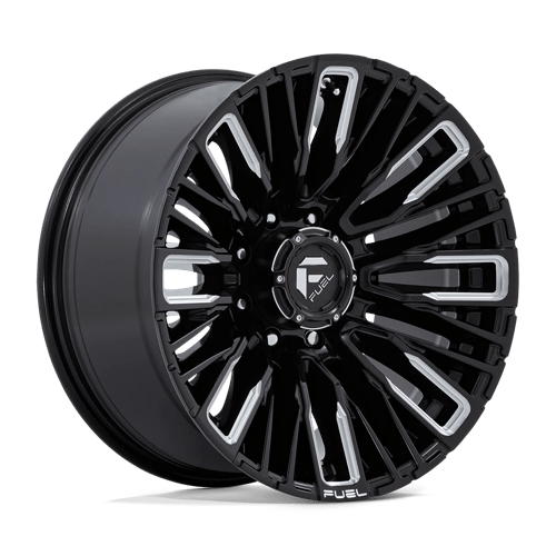 <b>Fuel Wheels</b> D849 REBAR -<br> Gloss Black Milled