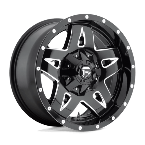 Fuel Wheels D554 FULL BLOWN - Gloss Black Milled - Wheel Warehouse