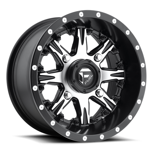 Fuel Wheels D541 NUTZ UTV - Matte Black Machined - Wheel Warehouse