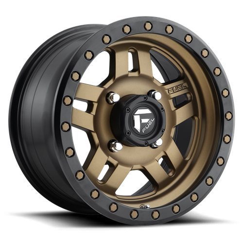 Fuel Wheels D583 ANZA 4+3 - Matte Bronze Black Bead Ring - Wheel Warehouse
