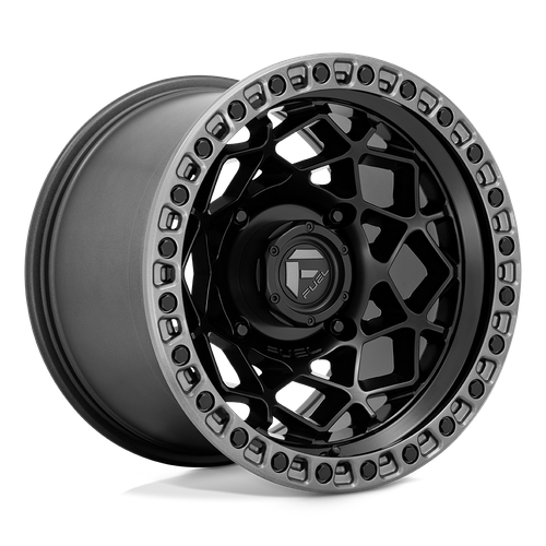 Fuel Wheels D783 UNIT UTV - Matte Black W/ Gunmetal Ring - Wheel Warehouse