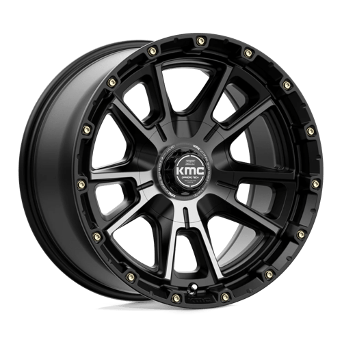 KMC Wheels KM100 SYNC - Satin Black W/ Gray Tint - Wheel Warehouse