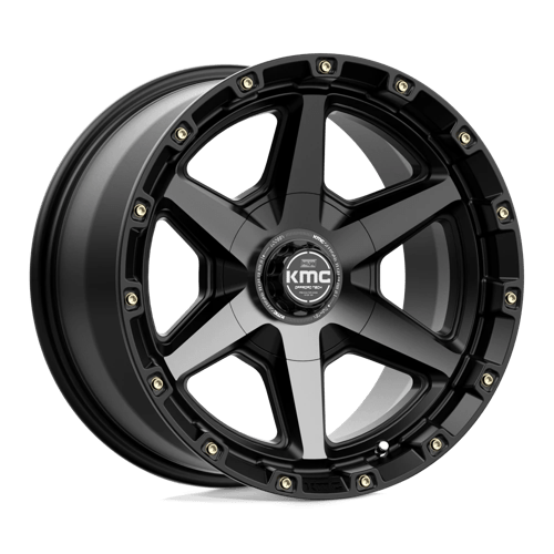 KMC Wheels KM101 TEMPO - Satin Black W/ Gray Tint - Wheel Warehouse