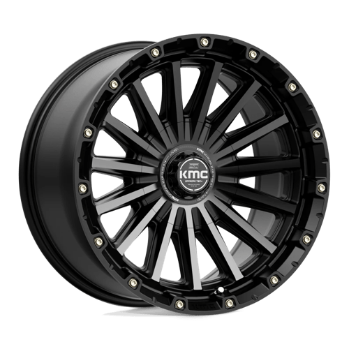 KMC Wheels KM102 SIGNAL - Satin Black W/ Gray Tint - Wheel Warehouse