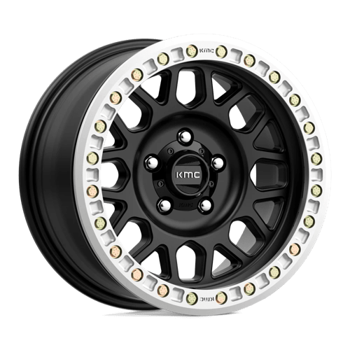 <b>KMC Wheels</b> KM234 GRENADE DESERT BEADLOCK -<br> Satin Black