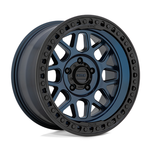 <b>KMC Wheels</b> KM549 GRS -<br> Midnight Blue W/ Gloss Black Lip
