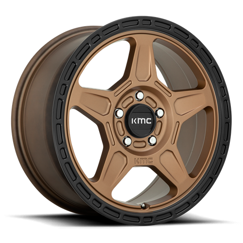 <b>KMC Wheels</b> KM721 ALPINE -<br> Matte Bronze W/ Black Lip