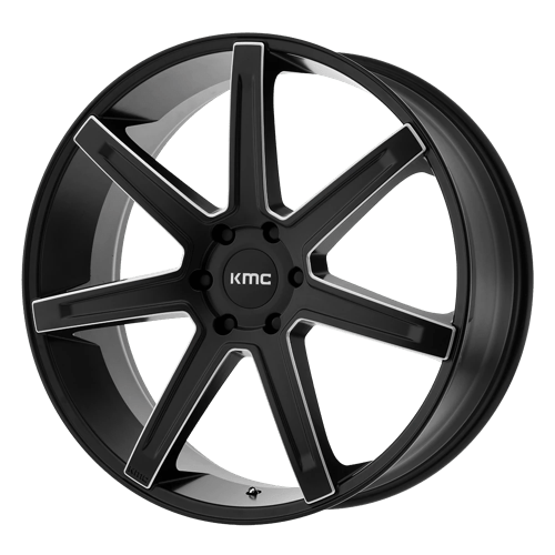 KMC Wheels KM700 REVERT - Satin Black Milled - Wheel Warehouse