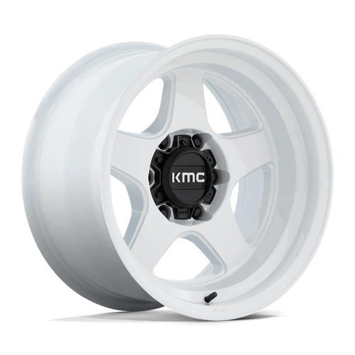 KMC Wheels KM728 LOBO - Gloss White - Wheel Warehouse