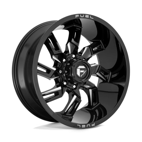 Fuel Wheels D747 LOCKDOWN - Gloss Black Milled - Wheel Warehouse