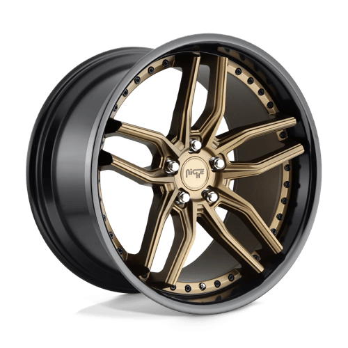 Niche Wheels M195 METHOS - Matte Bronze Black Bead Ring - Wheel Warehouse