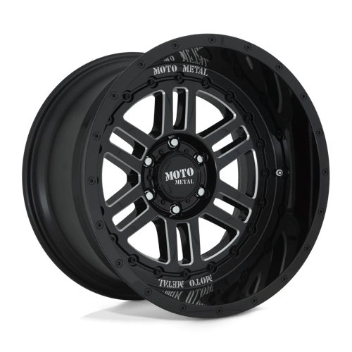 <b>Moro Metal Wheels</b> MO800 DEEP SIX -<br> Gloss Black Milled