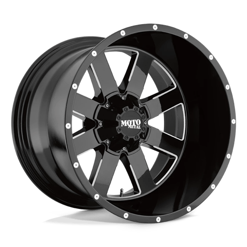 Moro Metal Wheels MO962 - Gloss Black Milled - Wheel Warehouse