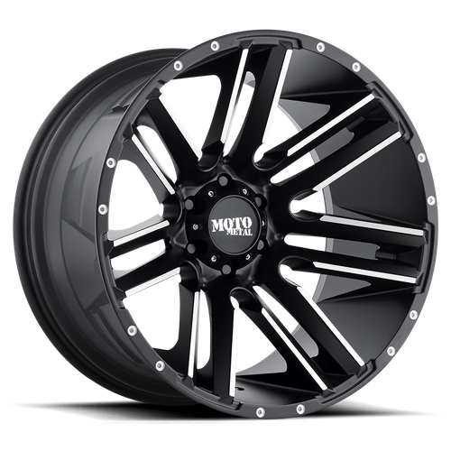 Moro Metal Wheels MO978 RAZOR - Satin Black  Machined - Wheel Warehouse