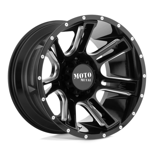 Moro Metal Wheels MO982 AMP - Gloss Black Milled - Wheel Warehouse