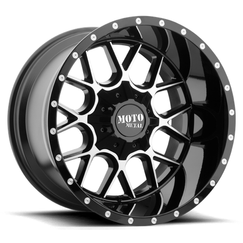 Moro Metal Wheels MO986 SIEGE - Gloss Black Machined - Wheel Warehouse