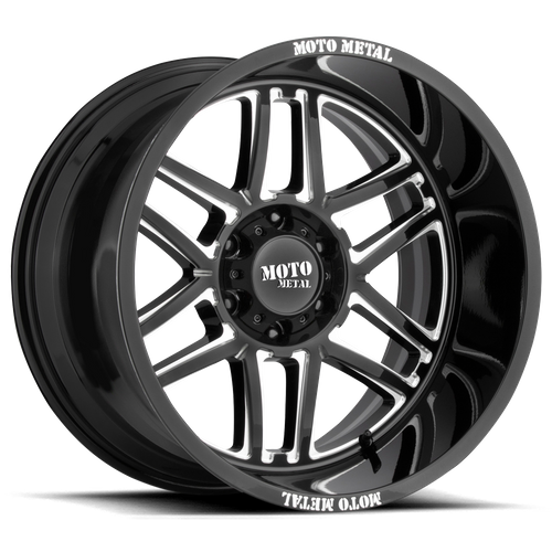 Moro Metal Wheels MO992 FOLSOM - Gloss Black Milled - Wheel Warehouse