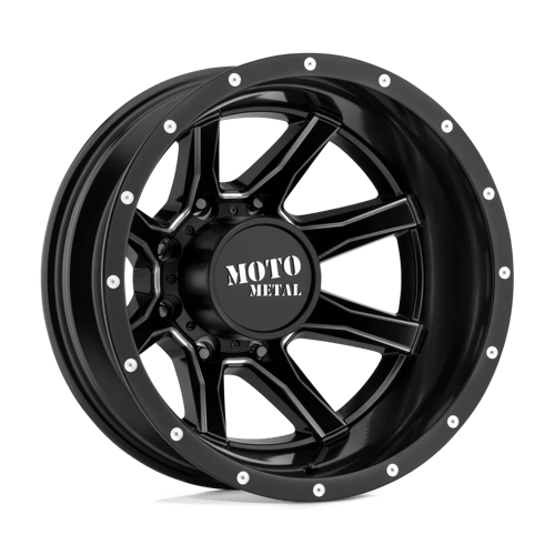 Moro Metal Wheels MO995 - Satin Black Milled - Rear - Wheel Warehouse