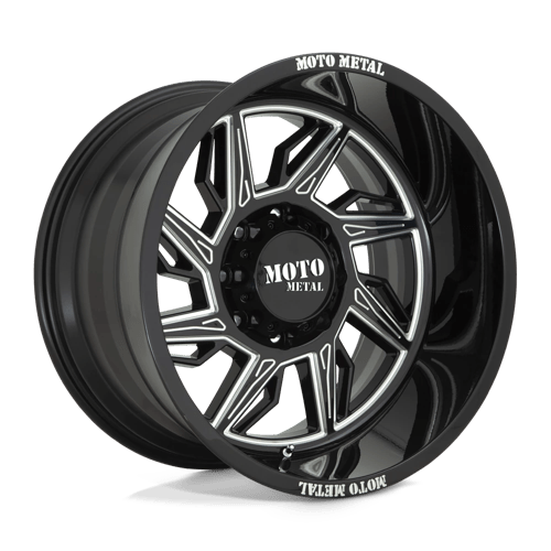 Moro Metal Wheels MO997 HURRICANE - Gloss Black Milled - Left Directional - Wheel Warehouse