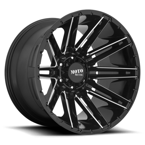 Moro Metal Wheels MO998 KRAKEN - Gloss Black Milled - Wheel Warehouse