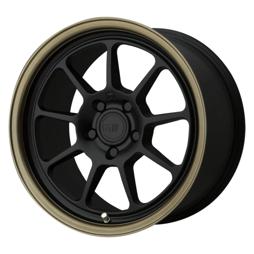 Motegi Wheels MR135 - Matte Black Center W/ Bronze Lip - Wheel Warehouse