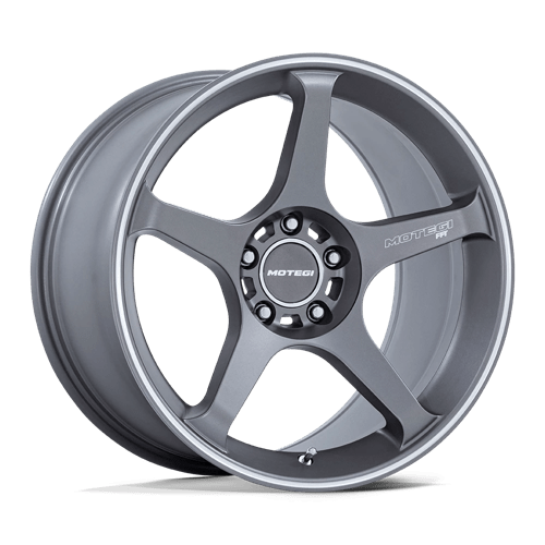 <b>Motegi Wheels</b> MR159 BATTLE V -<br> Gunzilla W/ Machined Lip Stripe - Wheel Warehouse