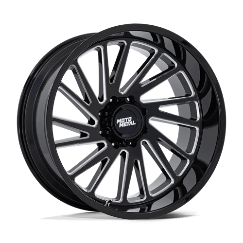 Moro Metal Wheels MO811 COMBAT - Gloss Black Milled - Wheel Warehouse