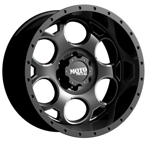 Moro Metal Wheels MO964 - Satin Black Milled - Wheel Warehouse