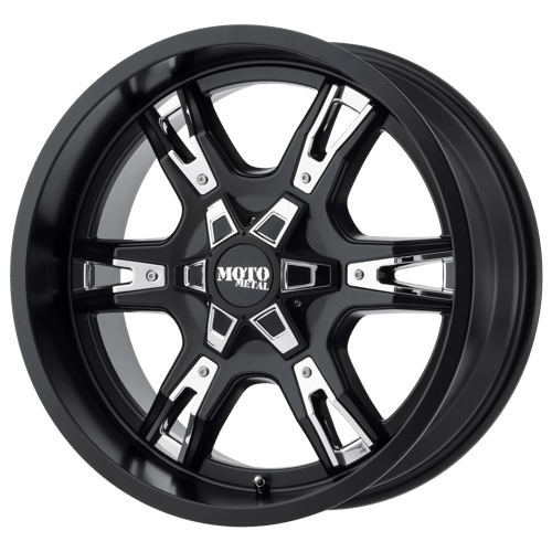 Moro Metal Wheels MO969 - Satin Black W/ Accents - Wheel Warehouse