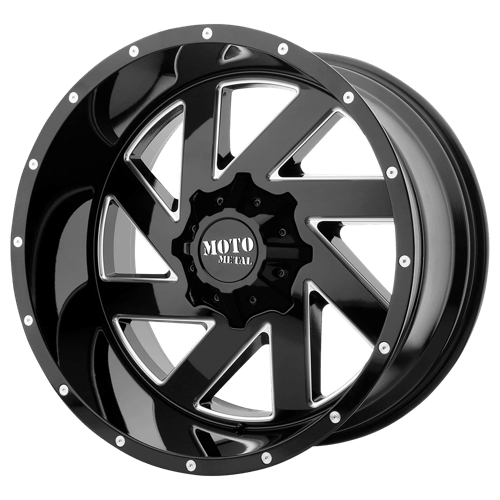 Moro Metal Wheels MO988 MELEE - Gloss Black Milled - Wheel Warehouse